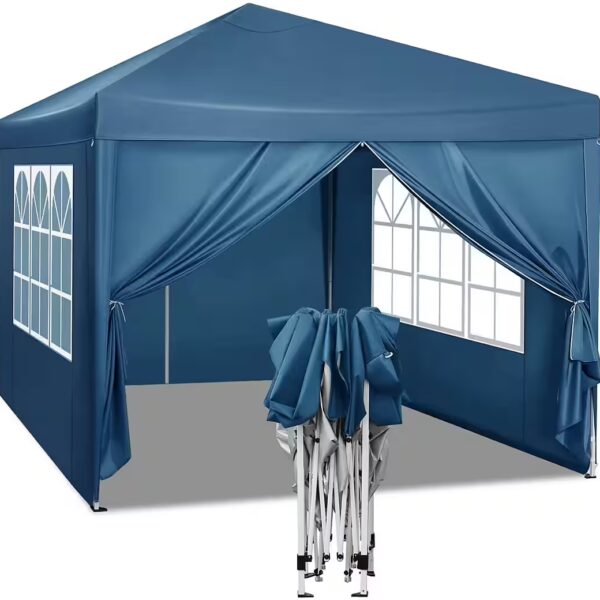 Folding pavilion with 4 side panels, made of Oxford metal frame 3x3 m