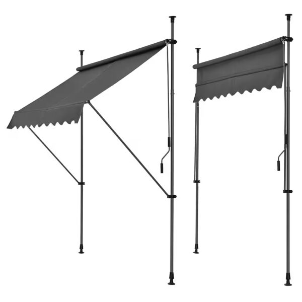 Clamp-on awning