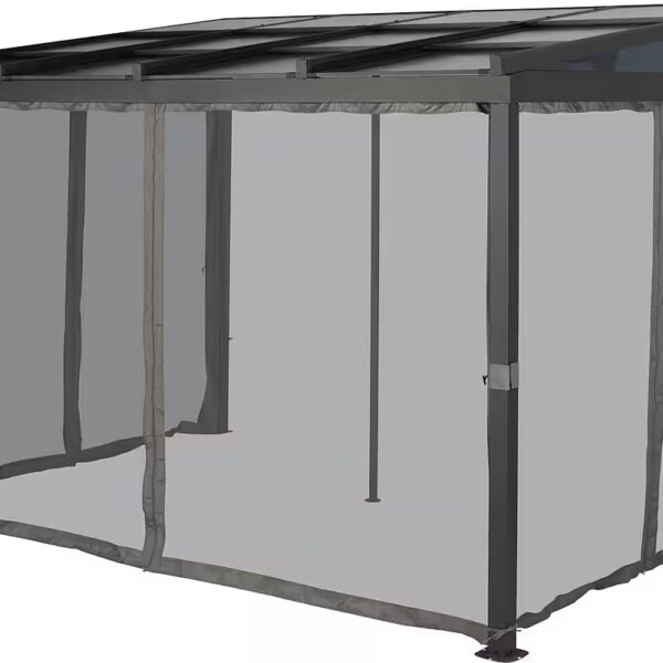 Pavilion side panel Mosquito net for Bilbao awning, WxL: 423x300 cm, removable