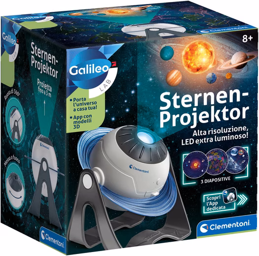 Galileo Lab experiment kit, star projector Made in Europe