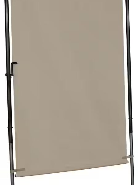 Clamp-on vertical awning style Installation without drilling or dowels