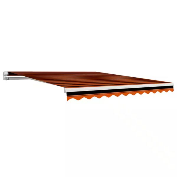 Awning cover, canvas, orange & brown, 300x250 cm