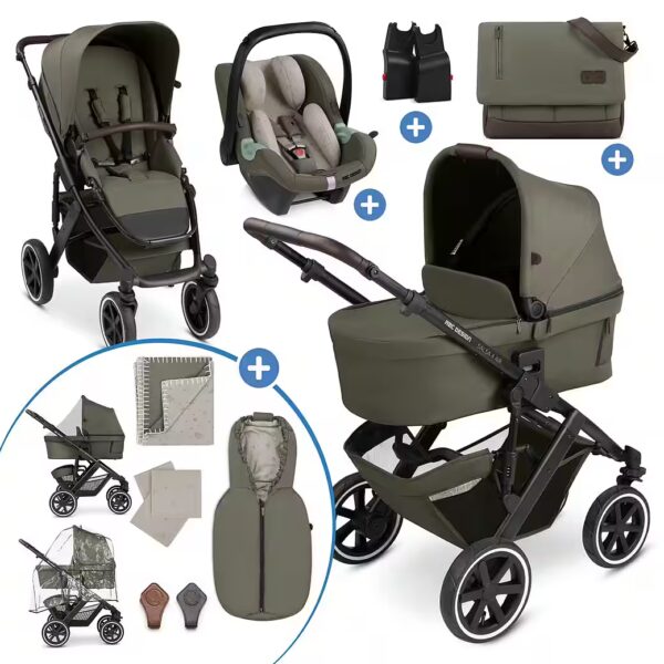 Salsa 4 Air Starter Set Combi Stroller - Pure Edition - Wheat