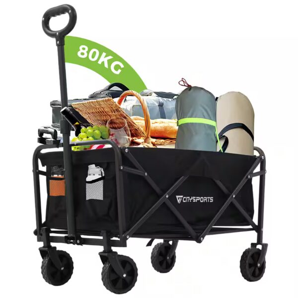 Folding All Terrain Wagon 80/200kg Patented Collapsible