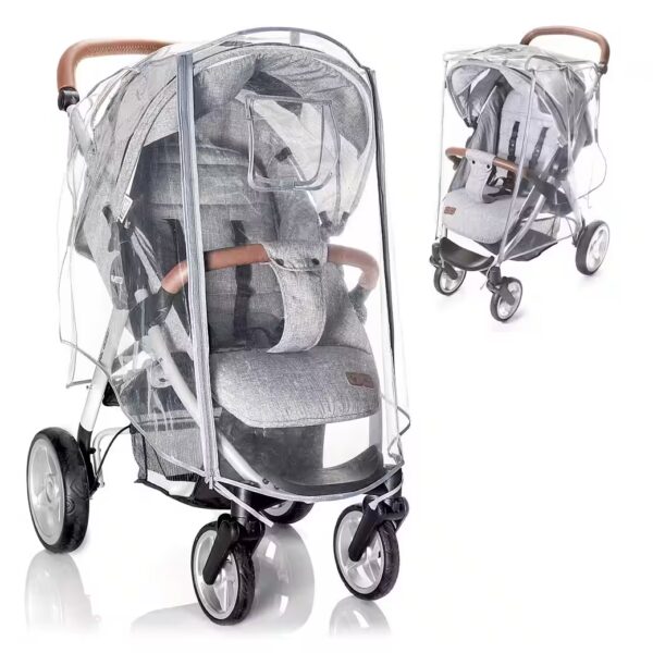 Universal stroller rain cover