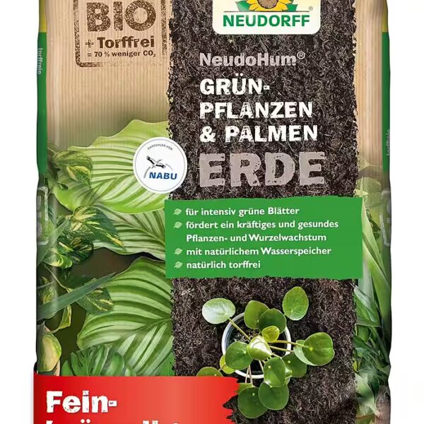 NeudoHum potting soil for houseplants and palms, 20 liters