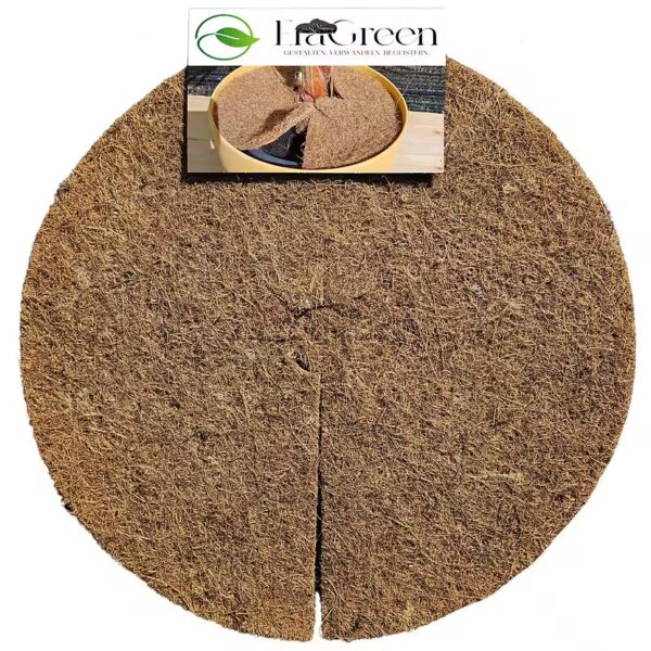 Coconut disc, coconut mat, winter protection for potted plants and containers, frost protection