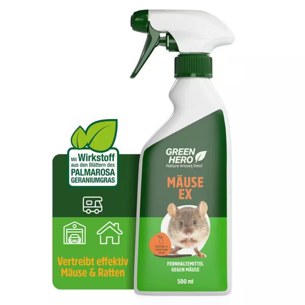 Mouse repellent spray for mouse control