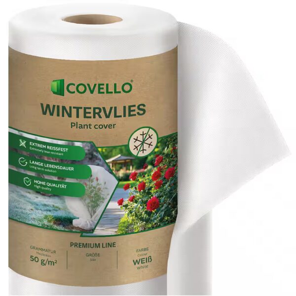 Winter fleece for plants – 50g/m² winter fleece – frost protection for plants