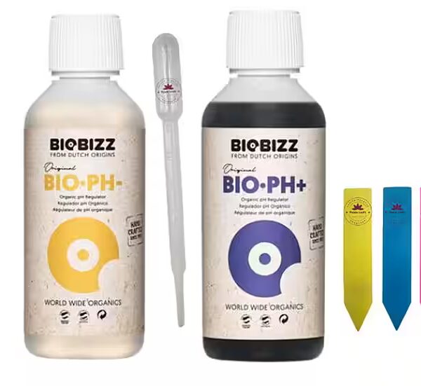 Flower fertilizer pH Plus and pH Minus Organic pH regulator