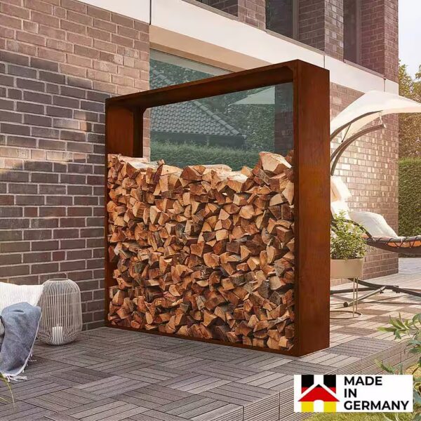 Firewood rack and wood storage NANGA - Made in Germany
