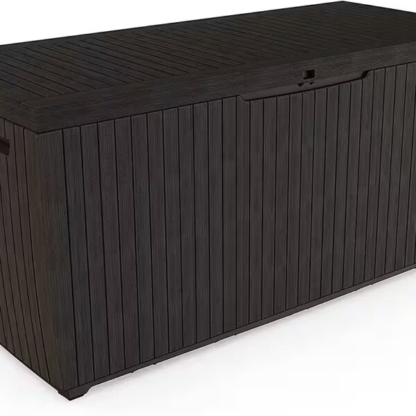 Springwood cushion box, storage box, storage bench, brown, 305L