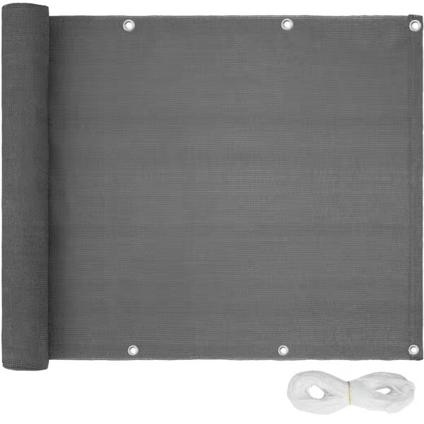 Balcony privacy screen weather-resistant and easy to care for
