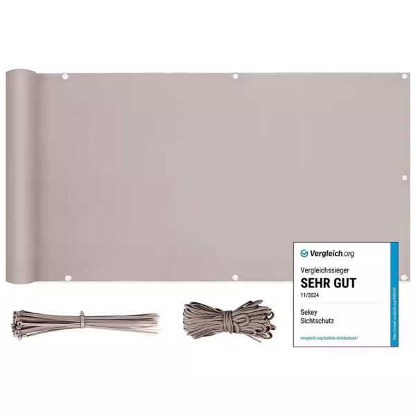 Balcony privacy screen, balcony cover, PES opaque balcony cladding, balcony enclosures