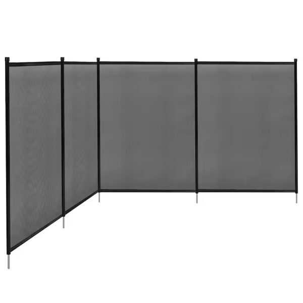 Pond fence, pool fence, protective fence, privacy fence, foldable