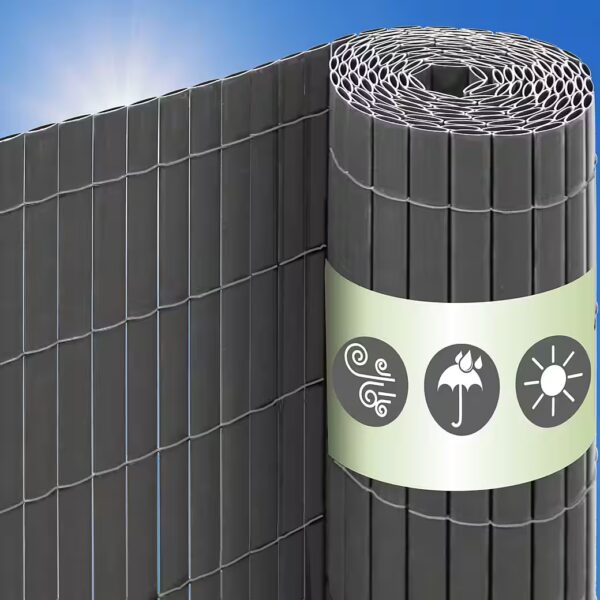 Privacy fence panels 80x300, privacy screen for balcony, PVC privacy screen mat