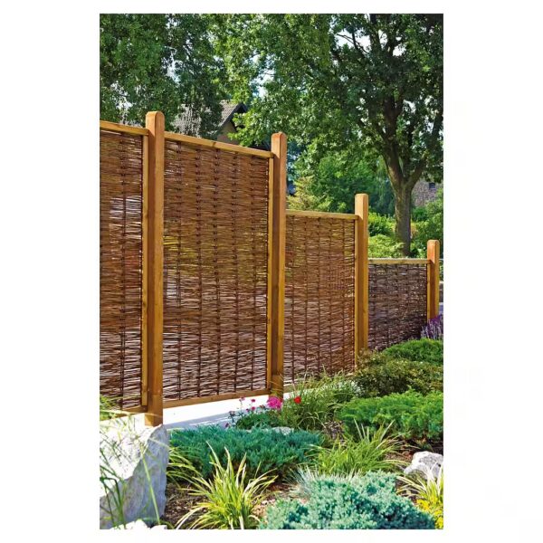Garden fence FAKO willow woven fence