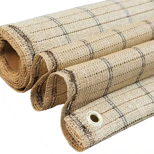 Privacy fence panels Wind-permeable, recyclable plastic fabric, L: 3 m