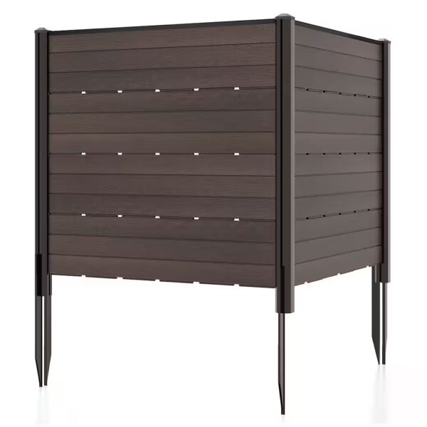 Garden fence Privacy fence, air conditioning fence, 120 x 115 cm, for garden