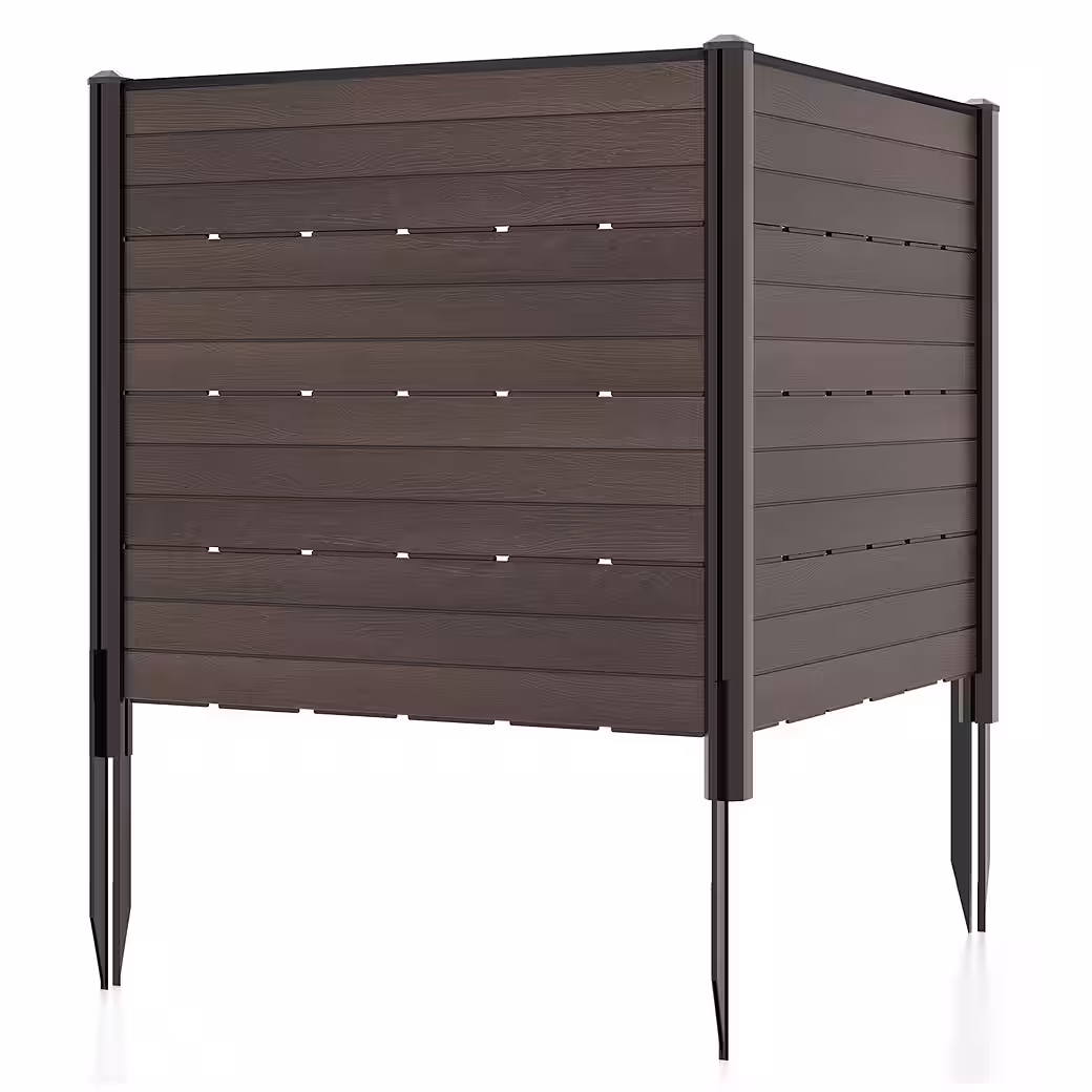 Garden fence Privacy fence, air conditioning fence, 120 x 115 cm, for garden