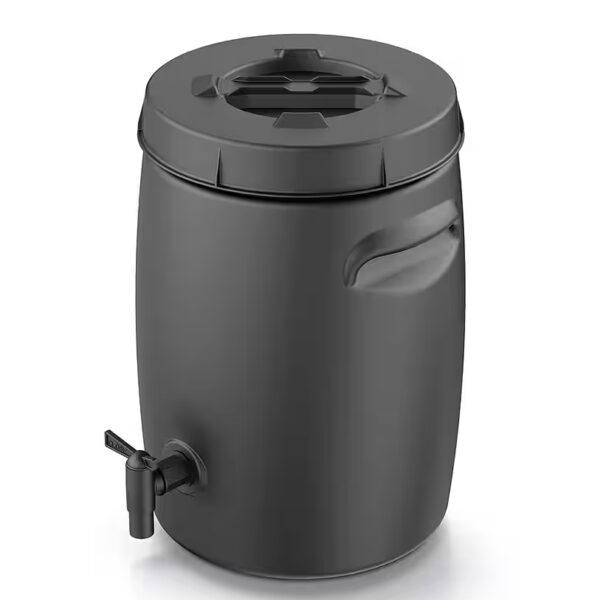 Composter barrel for the production of organic fertilizer