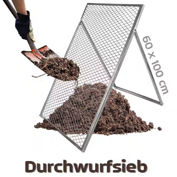 Compost sieve, compost screen, garden sieve 60x100 cm