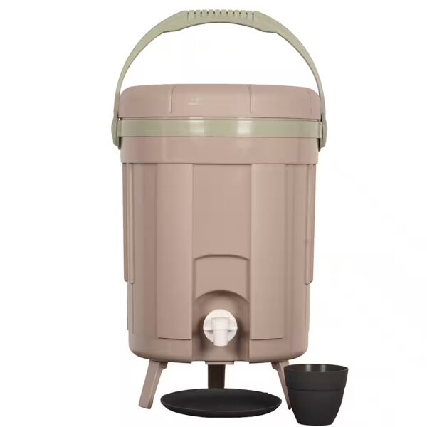 Bokashi composter, kitchen composter, organic waste bin, 8 L, grey with tap