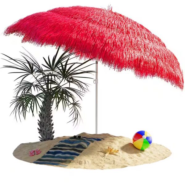 Parasol Hawaii Blue 160 cm Tiltable Height Adjustable Water Repellent Ground Spike