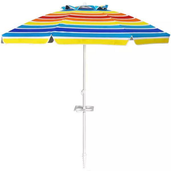 Parasol Garden umbrella Dimensions (L x W): 220.00 x 220.00 cm, with anchoring