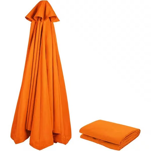 Parasol replacement cover UV80 Windproof 3m 2m 350cm 8 ribs Orange