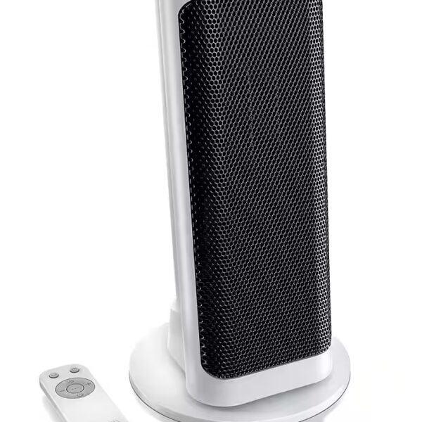 Ceramic fan heater with remote control & thermostat, energy-saving & quiet