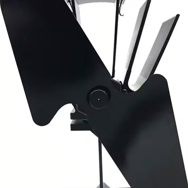 2-blade fireplace fan Made of steel