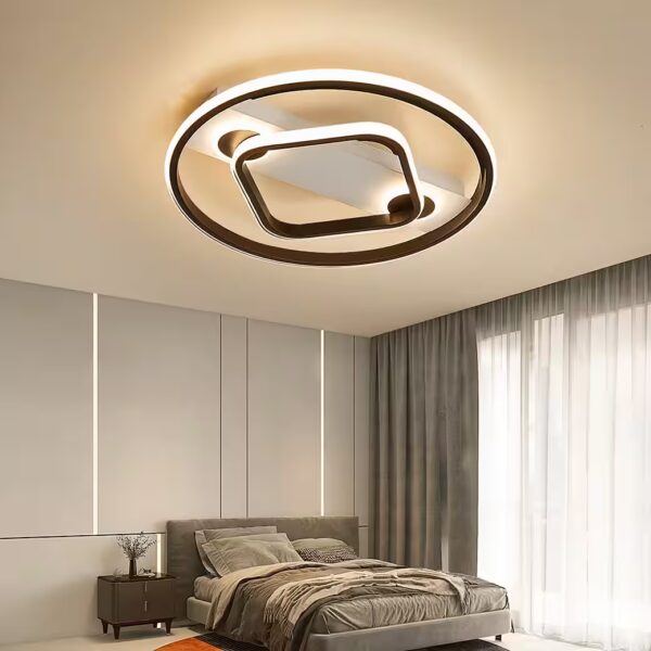 LED ceiling light, LED ceiling light with remote control, adjustable light color, dimmable lamp