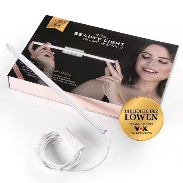 Glamour Edition 5-in-1 LED mirror light, for perfect, radiant make-up looks