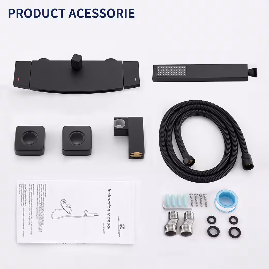 Waterfall shower faucet, bathroom shower faucet - Image 10