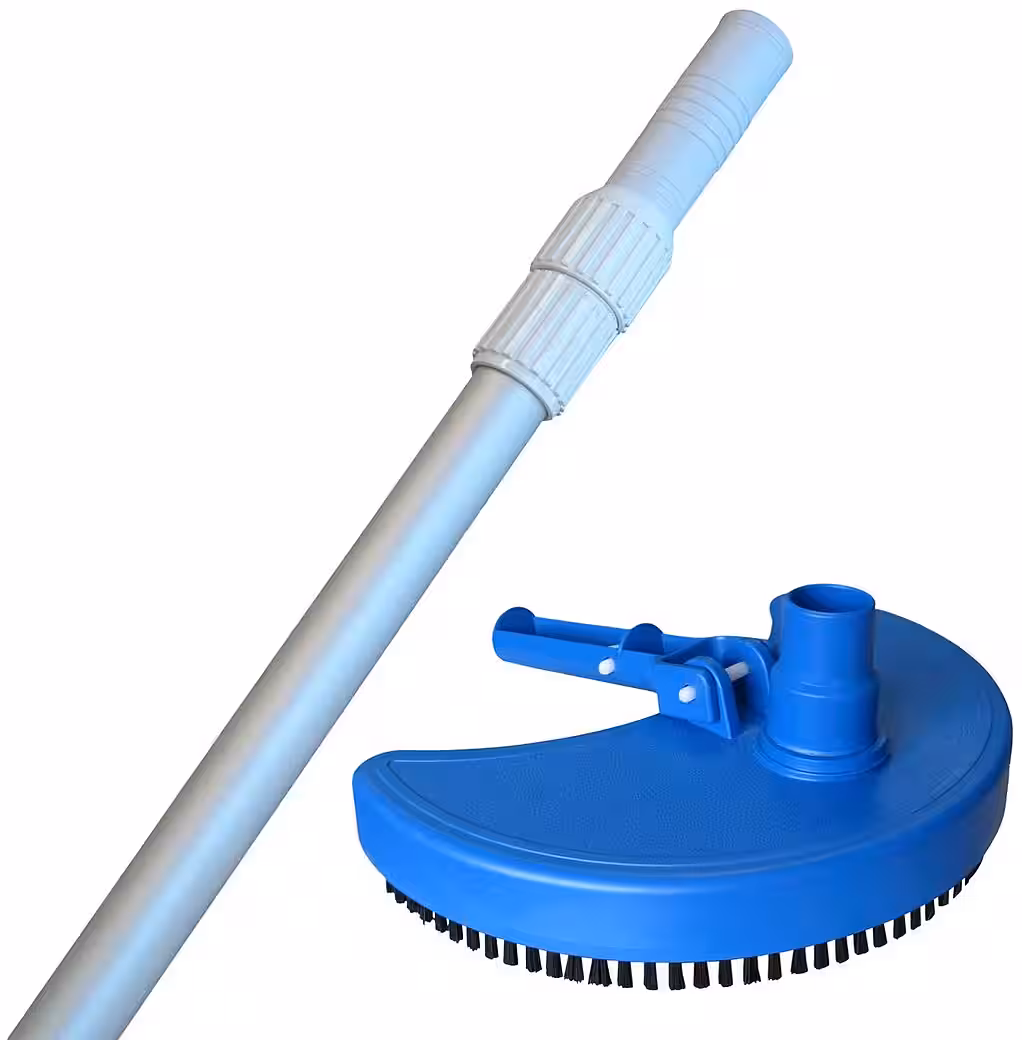 Oval pool Wood Design, including safety ladder & accessories, sand-colored inner liner (Set, 10-piece), Height: 132 cm, incl. water care set - Image 11