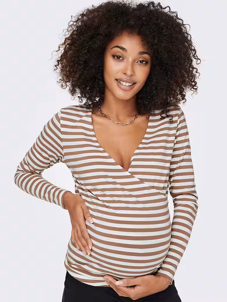 Maternity shirt OLMJOY L/S WRAP TOP JRS - Image 2