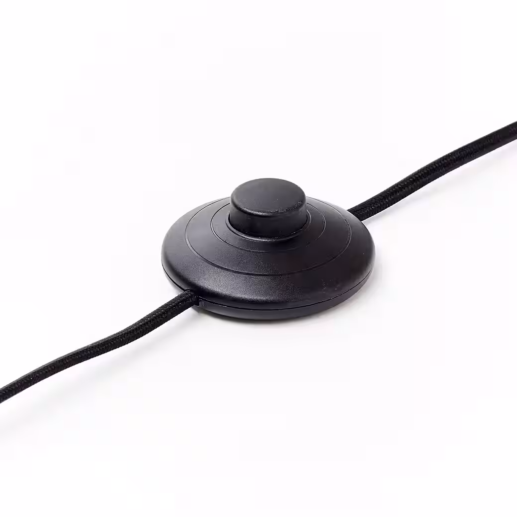 LED floor lamp Chaumont Integrated LED, warm white, 120 cm high, 2300 lm, aluminum/metal/wood, black/wood - Image 3