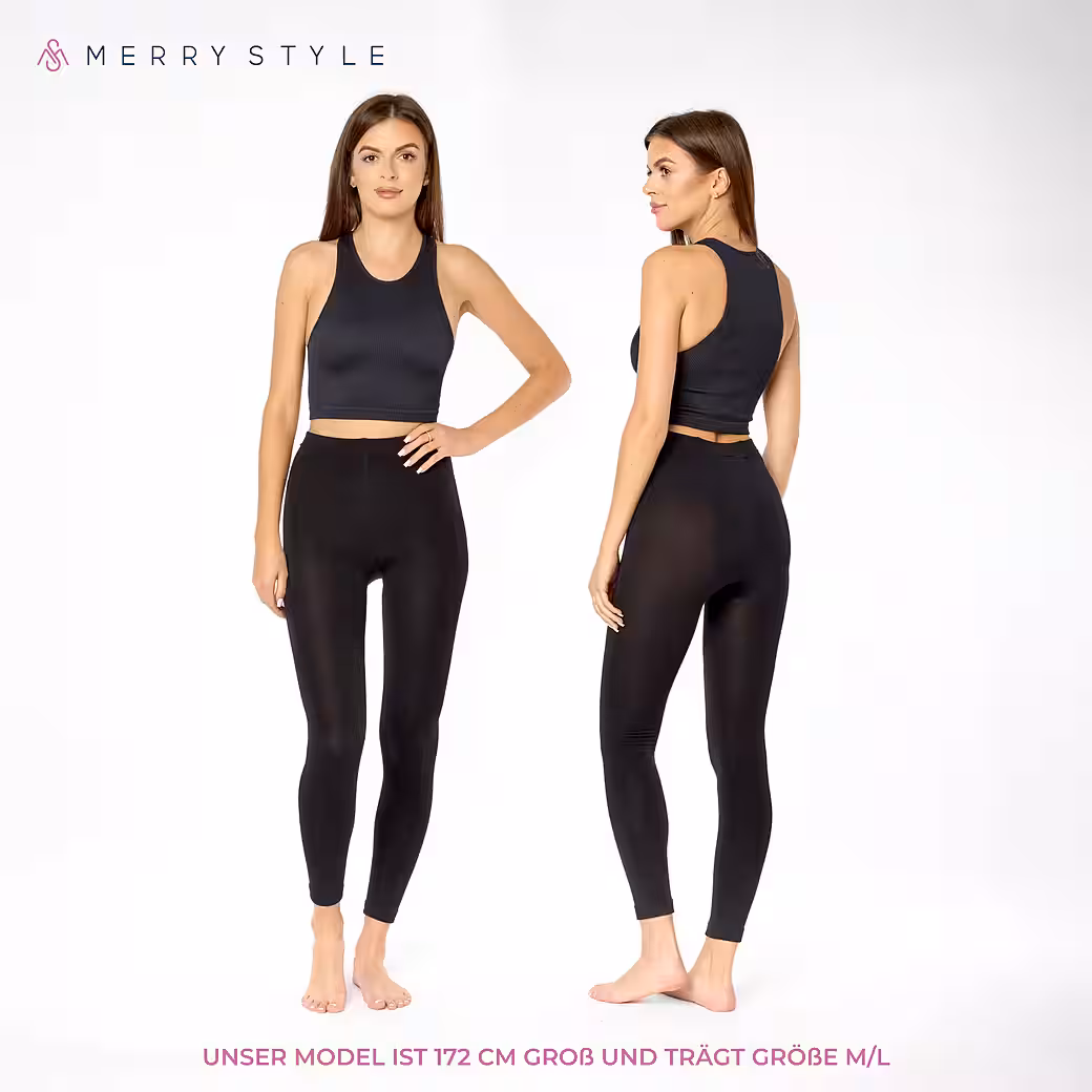 Leggings thermal leggings women's lined thermal leggings winter MS-ATX-441 - Image 3