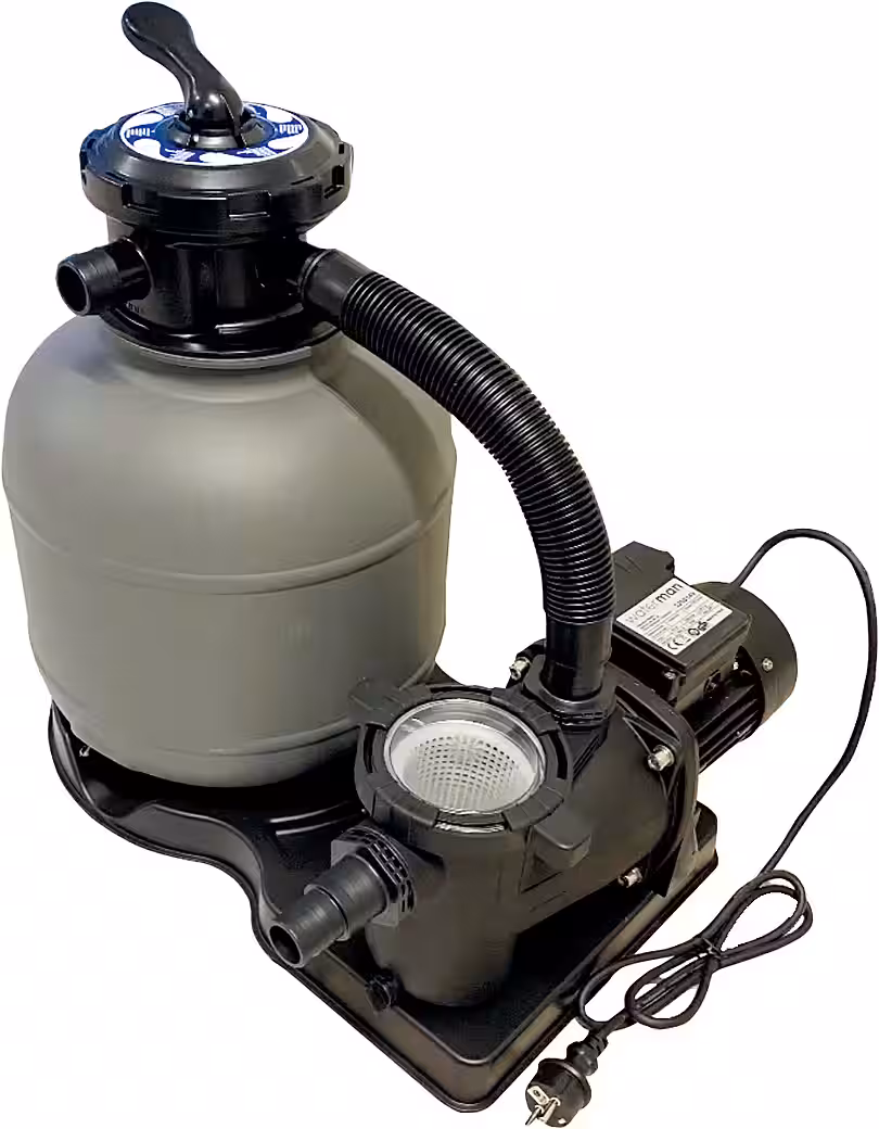 Oval pool Wood Design, including safety ladder & accessories, sand-colored inner liner (Set, 10-piece), Height: 132 cm, incl. water care set - Image 4