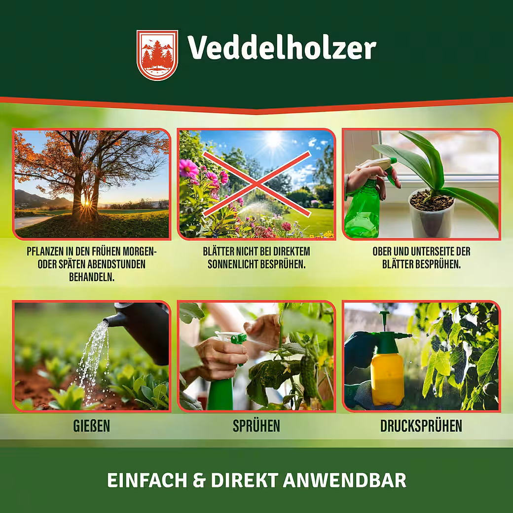 Plant strengthener 1000 ml premium cold-pressed 100% natural neem oil complete set with natural emulsifier + 500 ml spray bottle & 2 measuring cups, natural plant care, for indoor & outdoor use - Image 4