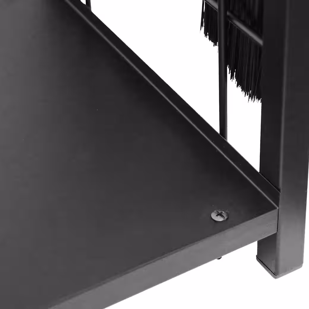 Firewood rack, firewood storage, 6-piece fireplace set, fireplace tools, fireplace gloves, fireplace accessories - Image 4