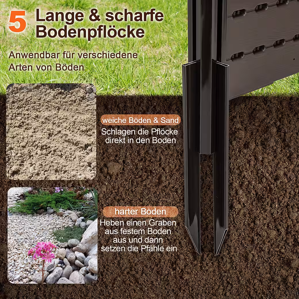 Garden fence Privacy fence, air conditioning fence, 120 x 115 cm, for garden - Image 4