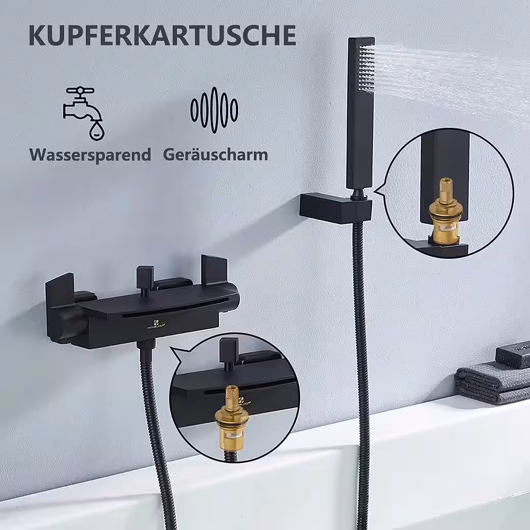 Waterfall shower faucet, bathroom shower faucet - Image 5