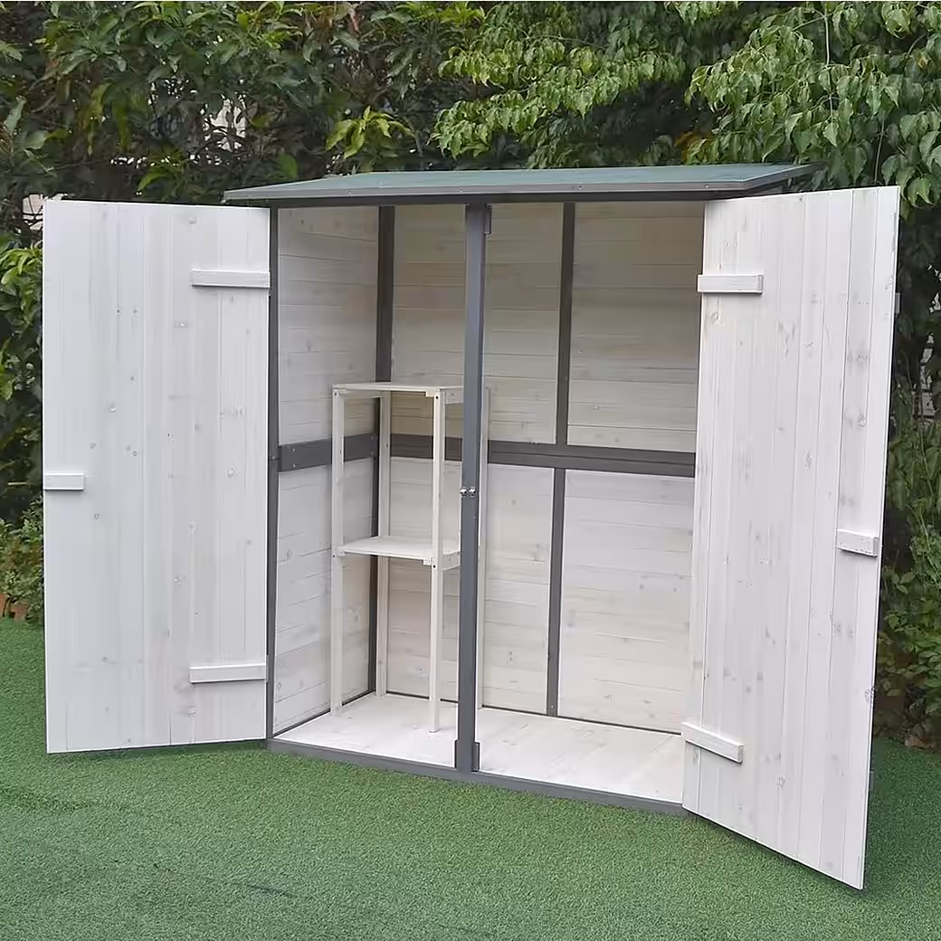 Garden shed, tool shed, garden cabinet, wooden shed, hut, tool house, storage space - Image 6