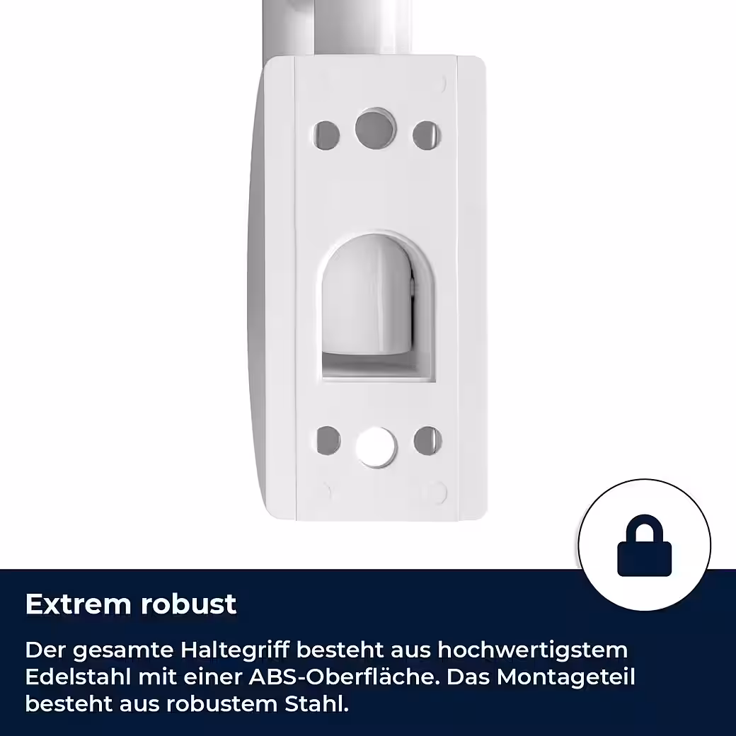 Folding Toilet Grab Bar for Wall Mounting, Heavy Duty - Image 6