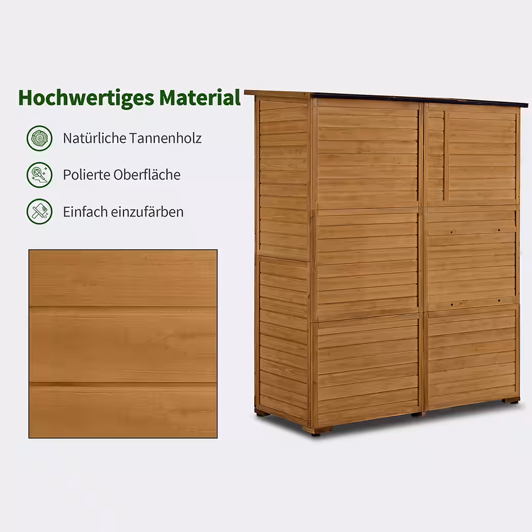 Garden shed M MCombo, garden cabinet, tool shed, wood, 0926 - Image 8