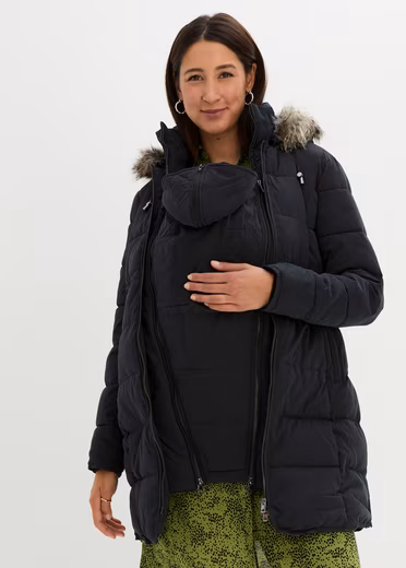 maternity jacket Padded warm winter jacket 3-in-1 warm maternity and carrying function