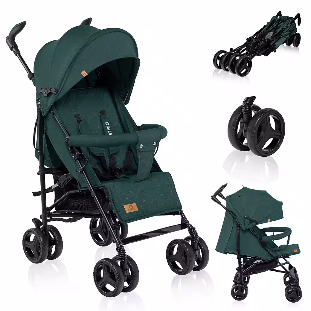 IRMA children's buggy Lightweight, leg cover, mosquito net, large basket, suitable from 6 months to 3 years - Image 8
