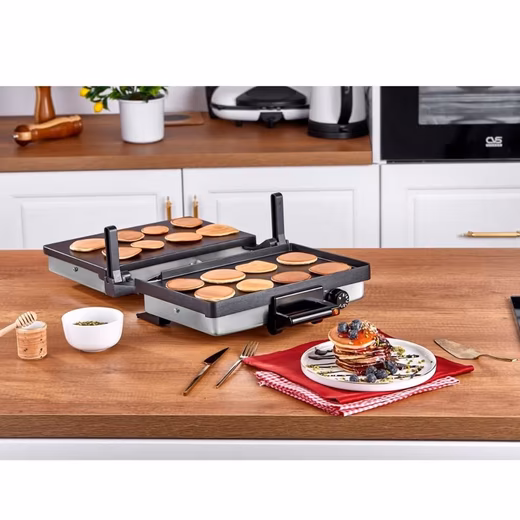 Silex® contact grill Foldable, top and bottom heat, sandwich grill, 2000 watts - Image 4